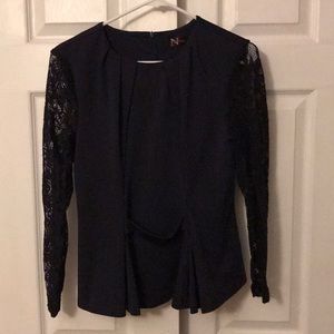 N Yang Navy blue shirt